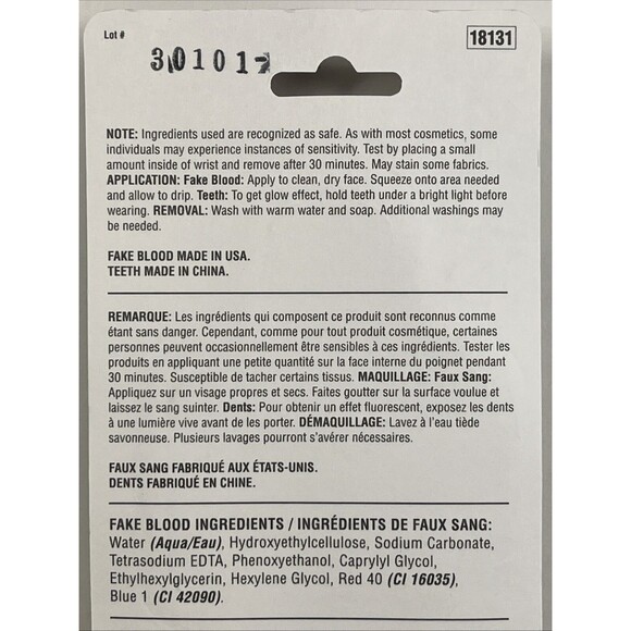 Vampire Teeth Glow in the Dark and Blood - Picture 7 of 9